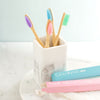 colorful bamboo toothbrush