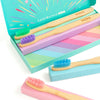 colorful bamboo toothbrush