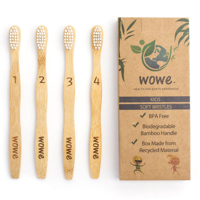 kids bamboo toothbrush