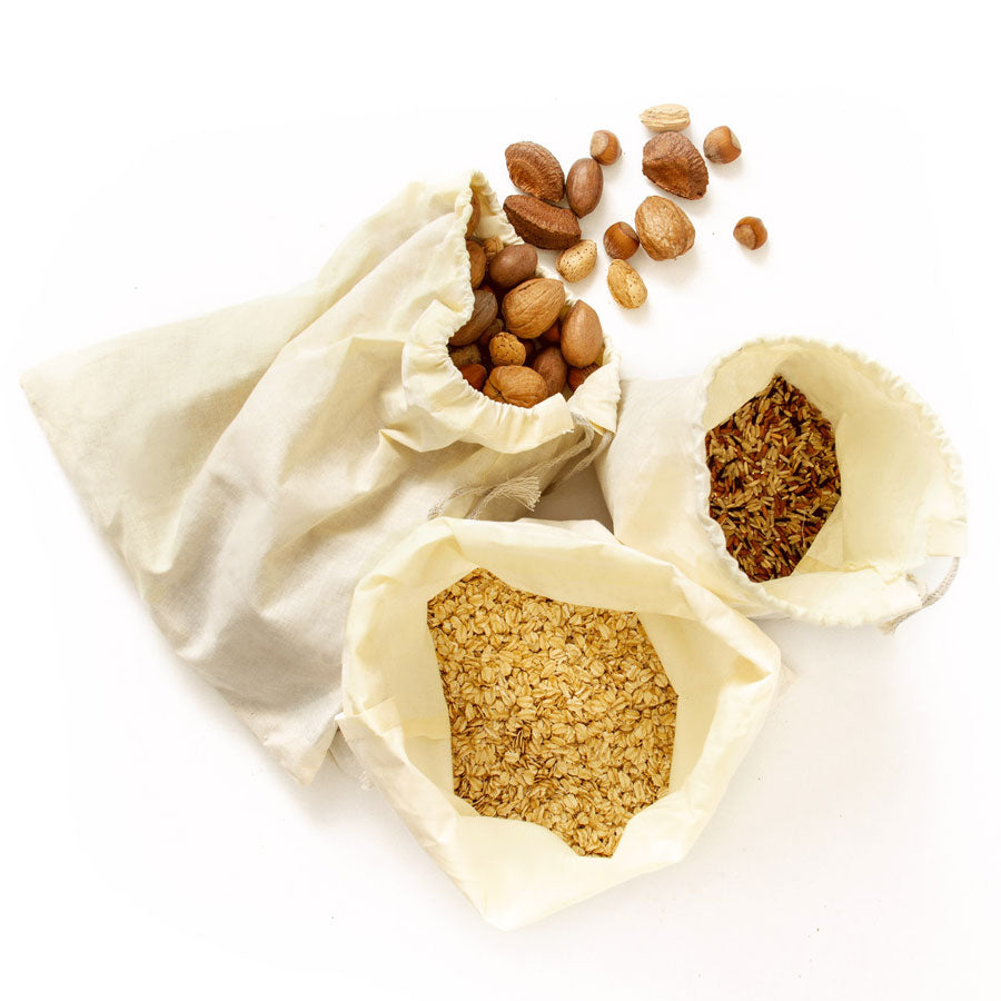 organic cotton muslin bag