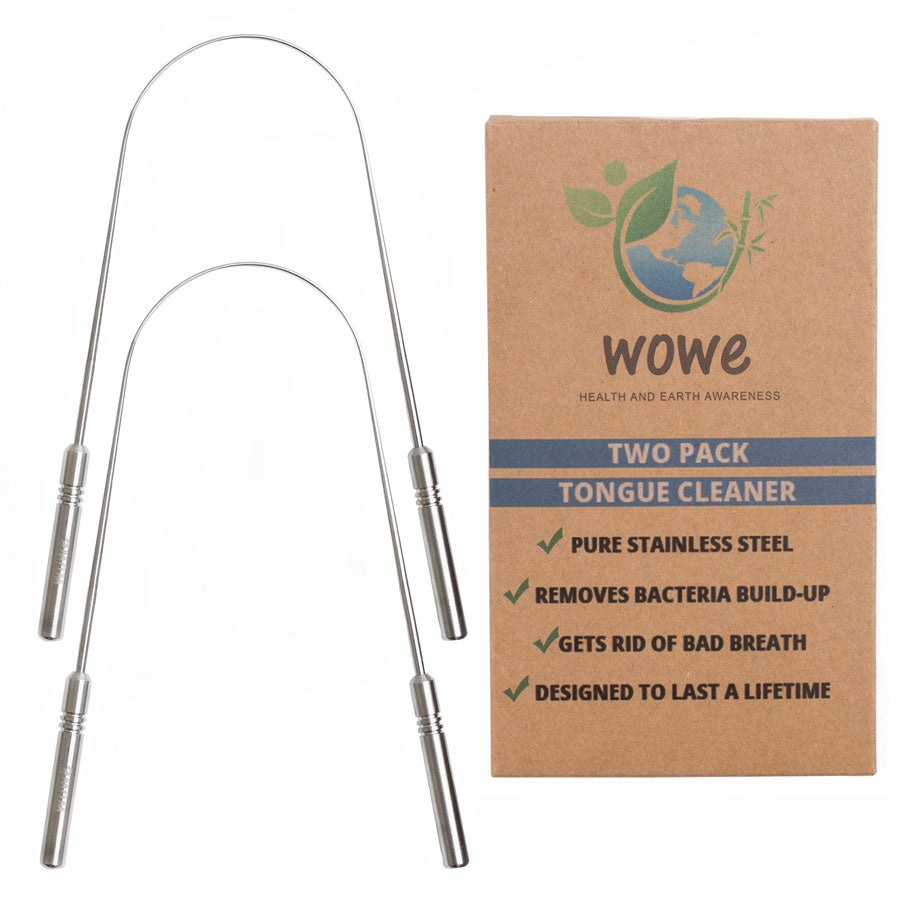 stainless steel tongue cleaner